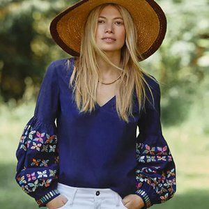Maeve Sonja Embroidered Blouse